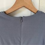 ZARA NWR  Belted Draped Mini Dress in Petrol Blue Photo 6