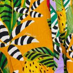 Farm Rio Mixed Striped Bananas Maxi Wrap Dress, Size S Photo 11