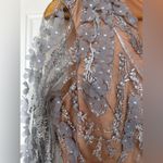 Dress the Population NWT Jamie Lace Sheath Dress Mineral Blue/Size L Party Dress Photo 13