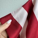 Zimmermann NWT $650  100% Silk Wonderland Boxy Tee Blouse Burgundy Stripe Size 6 Photo 10