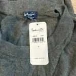 Splendid NWT  Gray Knit Cold Shoulder Tunic Sweater Cashmere Womens Size M Photo 3