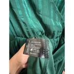 Ricarica women's Emerald Green Striped Maxi formal Dress Long Sleeve Size 2X Photo 5