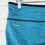 Reebok  Ragnar Training Capri Crop‎ Leggings Athletic Teal REVERSIBLE Large Photo 10