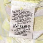 Anthropologie  Edme & Esyllte Size 4 Yellow Neon Stripes Button Down Shirt Photo 4