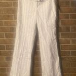 Heart soul White with black pinstripes wide leg pants NWT size 9 by hearts soul Photo 0