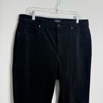 Talbots  Corduroys Straight Leg Curvy Black‎ BD1024 Size 14 Photo 2