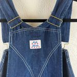 Liberty Denim Overalls — Women's Size 20 Tall Green Zip Accent Carpenter Style Blue Photo 10