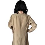 American Vintage Unbranded dress large collar and bow tan Large Photo 8