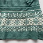 Old Navy Vintage Fair Isle Y2K 2000’s Apres Ski Green Mini Skirt Size XS Boho Hippie Photo 1
