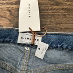 SLVRLAKE Stella High Waist Slim Straight Leg Jeans Women's Badlands Size 26 Blue Photo 2