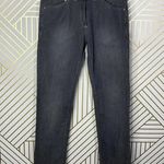 Isabel Marant Etoile Gray Denim Contrast Stitch Skinny Jeans Size 0 / US 2 Photo 0