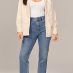 Abercrombie & Fitch Curve Love Ultra High Rise Ankle
Straight Jean SIZE 28 SHORT Photo 0