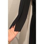ZARA Long Sleeve V-Neck Black Jumpsuit Photo 4
