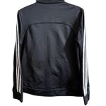 Adidas Original Women’s Three Striped Full Zip Black Athletic Jacket Photo 1