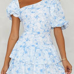 Hello Molly NWT  Womens Tea Garden Ladylike Etiquette Floral Tiered Mini Dress 8 Photo 0