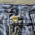 Vintage 80s Coda black acid wash high rise taper ankle pleated moto jeans Size 28 Photo 4