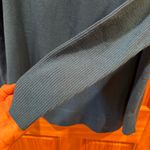 Loft Ann Taylor  blue crew neck sweater rounded hem women’s L Photo 3