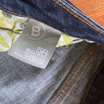 BULLHEAD NEWPORT SKINNY FLARE LEG SUPER SEXY SPLATTERED RETRO DISCO STYLE JEANS Blue Size 27 Photo 6