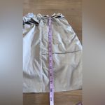 Athleta  skyline skort paper bag waist light gray size 16T Photo 3