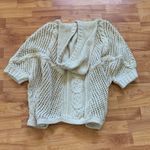 525 America  chunky knit beige‎ cardigan sweaters Photo 1