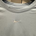 Nike  Women's Light Blue Crop Slim Fit Top Photo 2