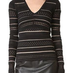 Bailey 44‎ Niki Bandage Knit Black Long Sleeve Sweater Size XS Photo 0
