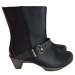 NAOT REFLECT Brown Mid Calf Boots Women's Size EU 38‎ US 7 Side Zipper Photo 0