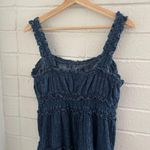 Doen x Gap denim eyelet blue midi dress Size M Photo 5