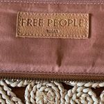 Free People Distressed Vegan Leather Wristlet Wallet Brown Tan Photo 6