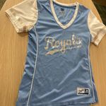 Kansas City Royals Top Womens Medium Cooperstown Collection Majestic Light Blue Photo 0