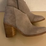 Jeffrey Campbell  women beige suede Chelsea Kamet 2 heel boots size 9.5 Photo 11
