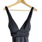 Seafolly Collective True Navy Cross Back V-Neck One Piece Swimsuit Size 14 Photo 5