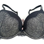 Victoria's Secret  Dream Angels Grey Push-Up Bra Size 34DD Photo 0