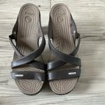 Crocs  Cyprus IV expresso heel sandals size 8 Photo 4