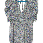 Topshop  Romper Size 12 Floral Print Shorts Short Sleeve Stretch‎ NWT Photo 0