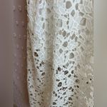 ASTR  The Label Lace A-Line Midi Dress B Neck Sleeveless Sz M White Photo 2