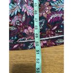 Loft Women Paisley Mock Neck Maxi Dress Size Large Long Sleeve Stretch Peasant Photo 3