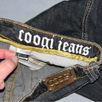 COOGI Vintage Black Hand Painted Rhinestone Embellished Jeans Photo 7