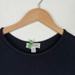 St John Sport Midi Length Dress Santana Knit Wool Blend Blue Size XL Photo 5