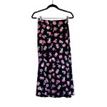 ZARA NWOT  SATIN MIDI SKIRT WITH FLORAL PRINT  HIGH WAIST BLOGGERS FAV Photo 9