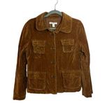 Loft Velour Rust Peacoat Photo 0