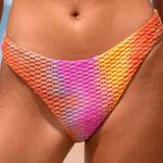 BERLOOK Orange Crochet Bikini Bottom ONLY 53 Size L Photo 0