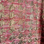 Erin London ERIN BY Bronze and Mauve Houndstooth coat | size small Photo 6