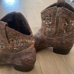 Frye Deborah distressed leather boot with hand embellished studs and side zipper Photo 3