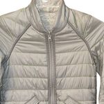 Lululemon The Bomb Bomber Quilted Reversible Jacket Grey Size 2 Photo 1