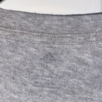 Adidas  Heather Gray Tee with White Stripes Photo 2