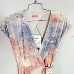 Free People Desert Flower Velvet Maxi Dress NWT XS Pink Blue Tie Dye Photo 5