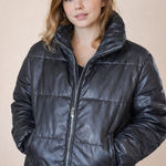 Ambiance Women's Charcoal Puffer Jacket Black Size 3X Photo 0