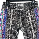 prAna  Small Roxanne Capris Leggings Stretch Abstract Hydrobloom Pull-On Multi Photo 3