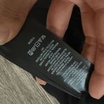 Maeve  Black Textured Puff Sleeve Sweater XL Tinsel Shimmer Balloon Sleeves Photo 9